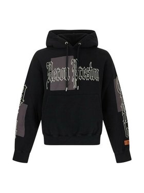 Heron Preston Heron Preston Hoodie Gothic Color Blocks JER0021009 FW22 Black/Grey
