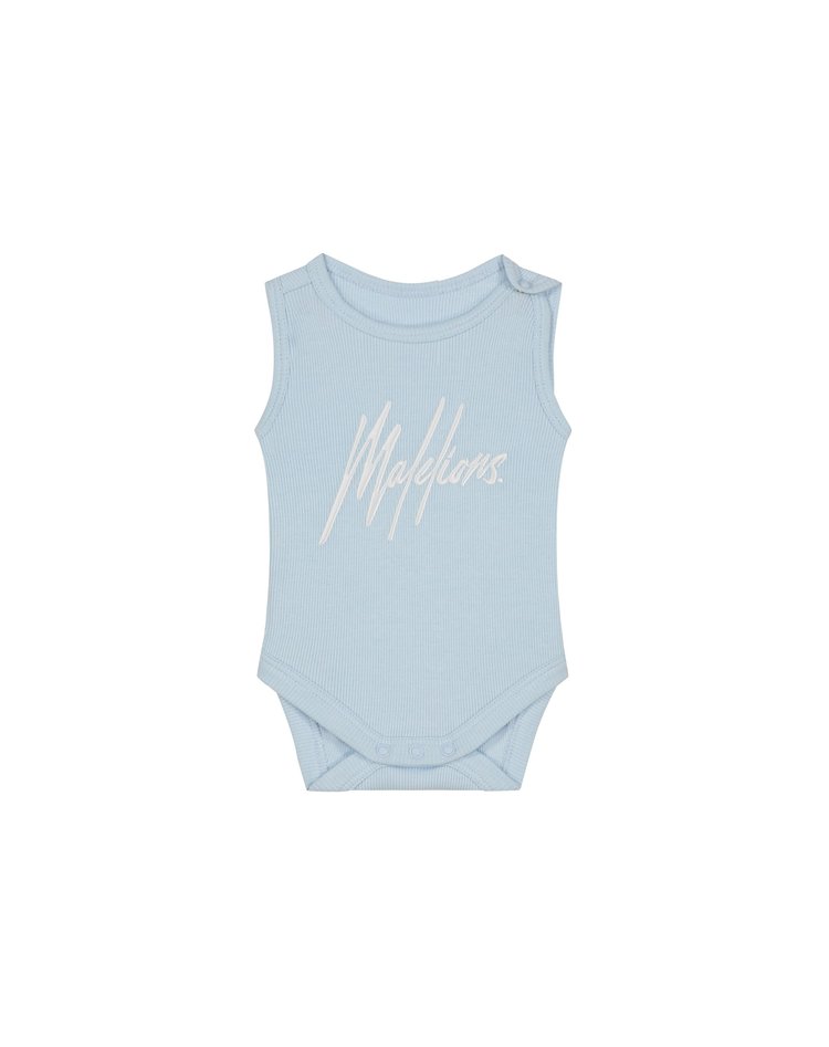 Malelions Malelions Junior Baby Bodysuit Light Blue