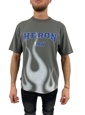 Heron Preston Heron Preston T-Shirt Flames Heron Law JER0070901 SS23 Grey/White