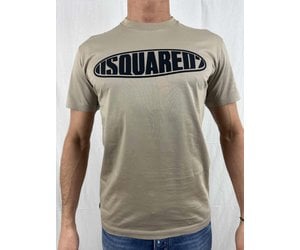 Dsquared T-Shirt Surf Board Cool SS23 Brown - Luna