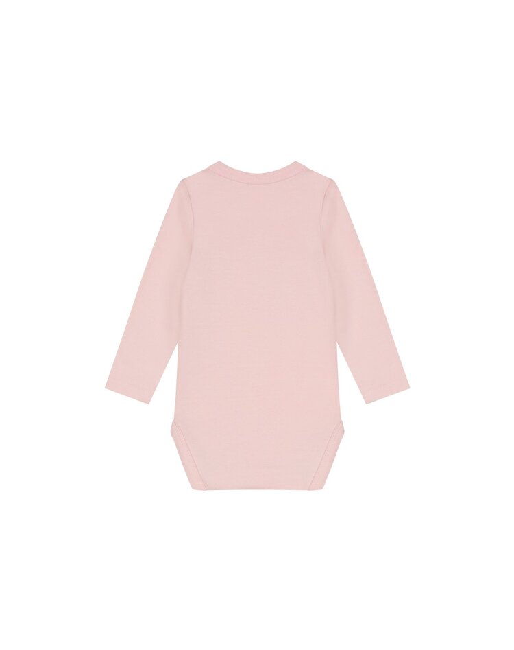 Malelions Malelions Junior Baby Longsleeve Bodysuit Signature Light Pink