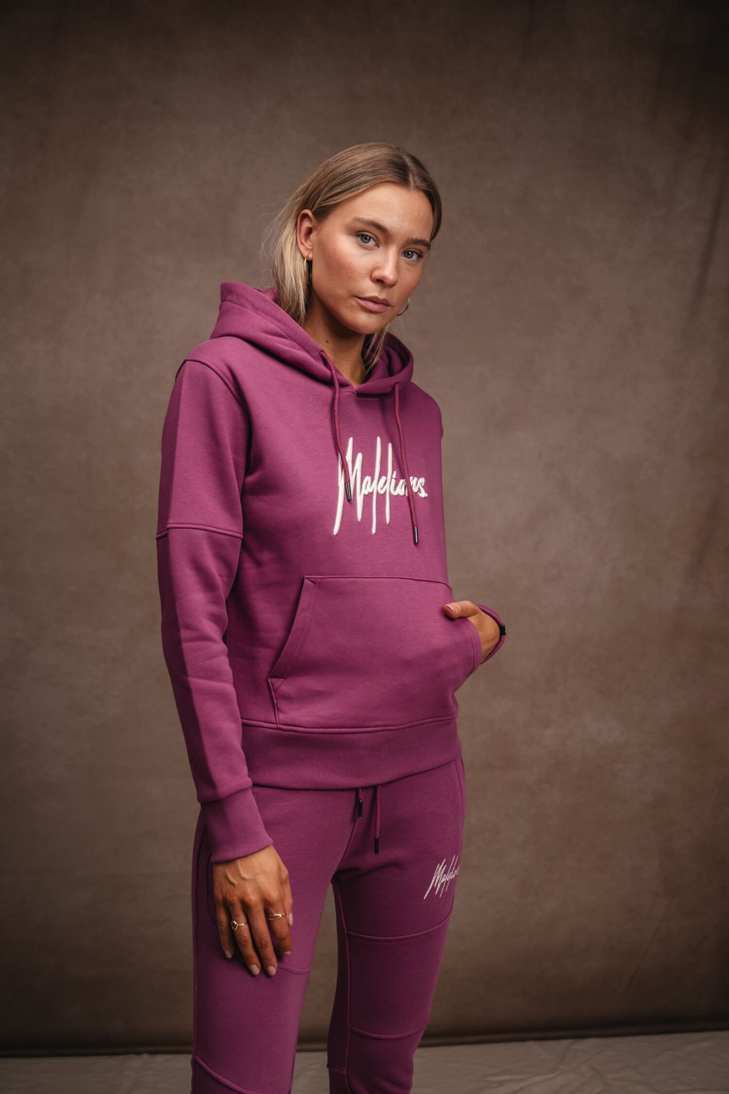 Malelions hoodie roze sale