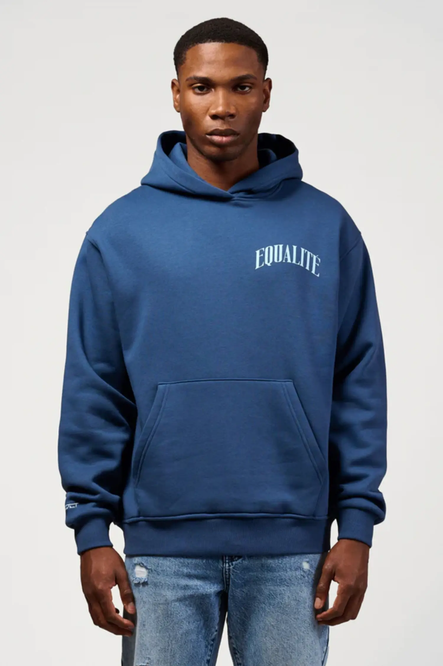 Equalite Hoodie Oversized Oliver AW23 Navy Luna