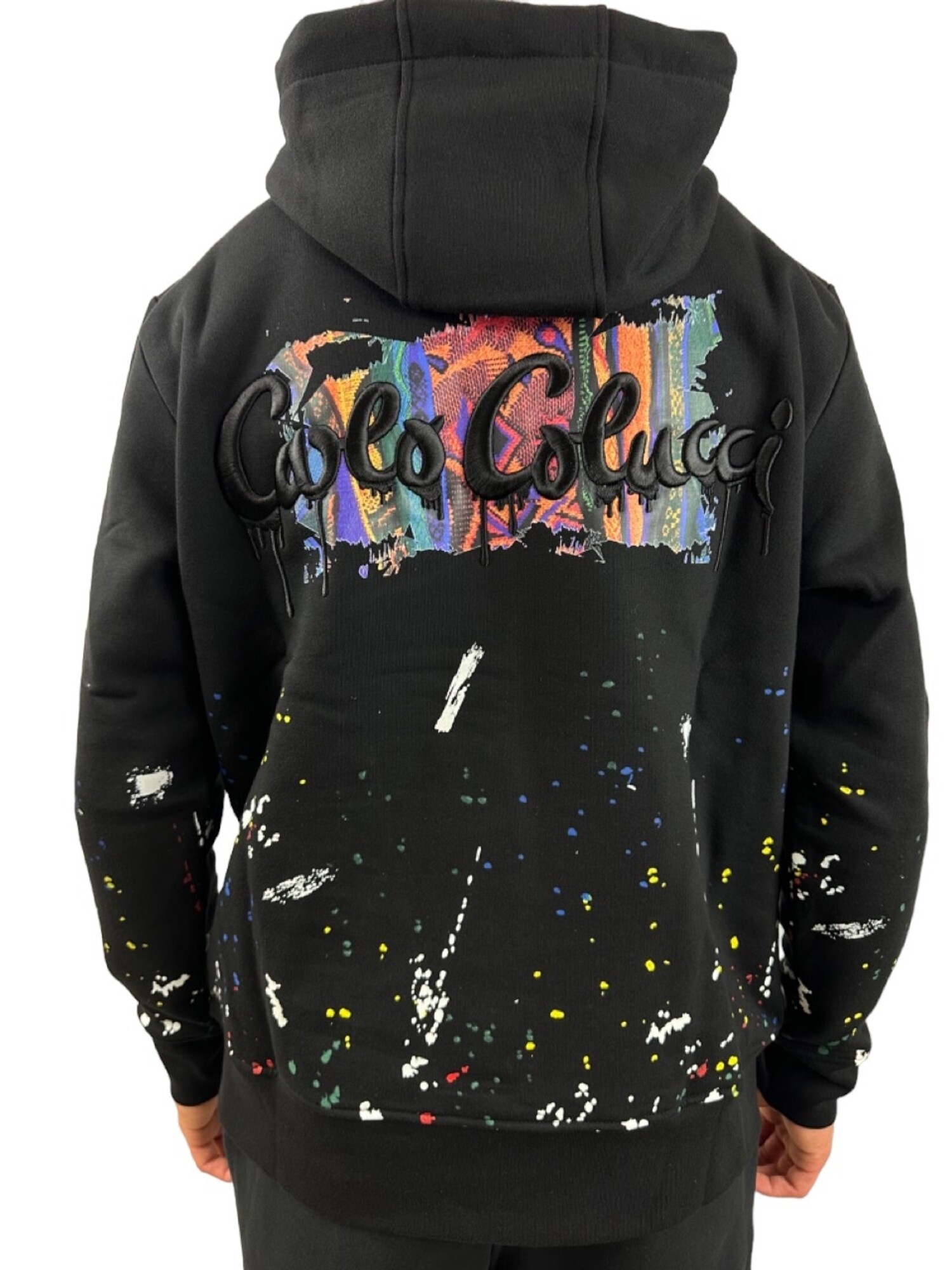 Carlo Colucci Hoodie C6924 20 FW23 Black Luna