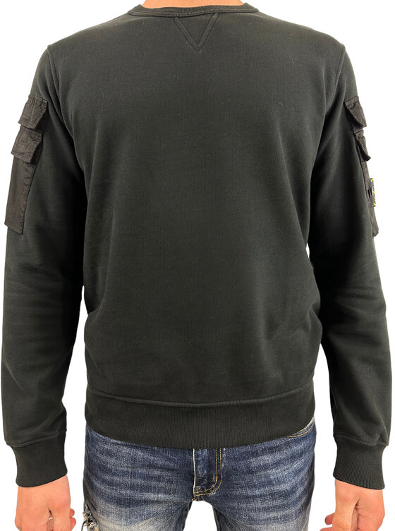 Stone Island Hoodie Felpa FW23 Black Luna