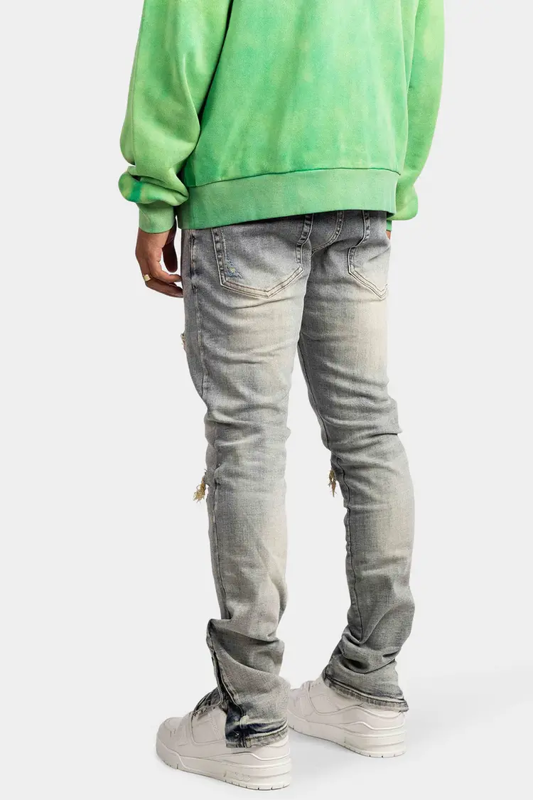 Rivero Rivero Jeans Button Ripped Denim SS24 Blue