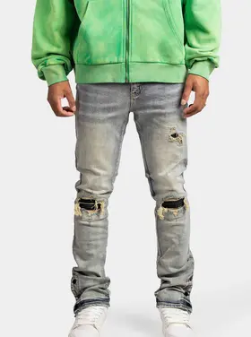 Rivero Rivero Jeans Button Ripped Denim SS24 Blue