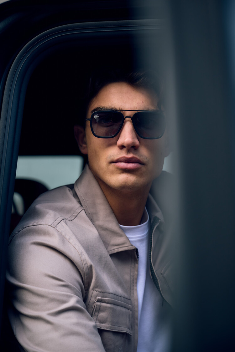 Malelions Malelions Sunglasses Abstract FW25 Black