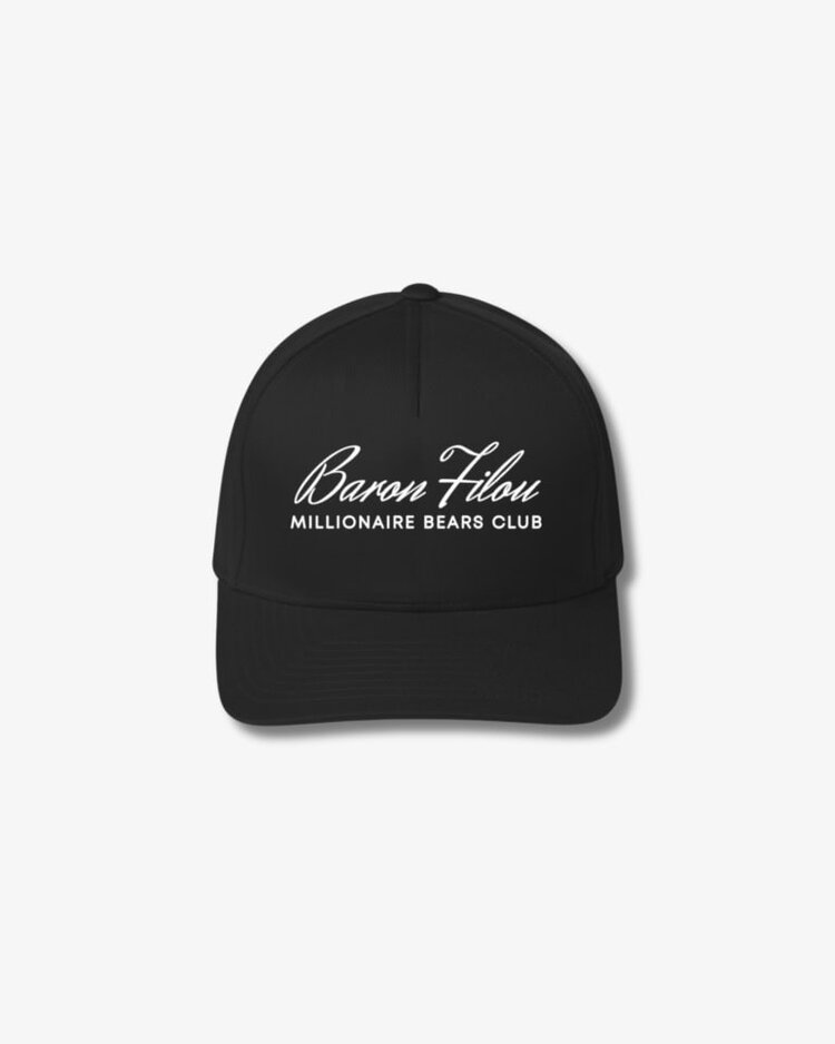 Baron Filou Baron Filou Cap Millionaire Bears Club FW24 Black