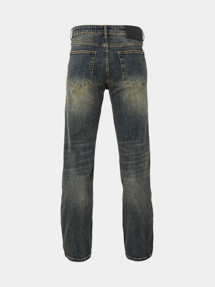 Rivero Rivero Jeans Regular Plain Embossed Denim FW24 Dark Blue