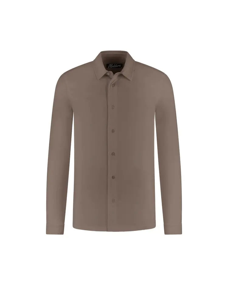 Malelions Malelions Shirt Button Down PS25 Stone Brown