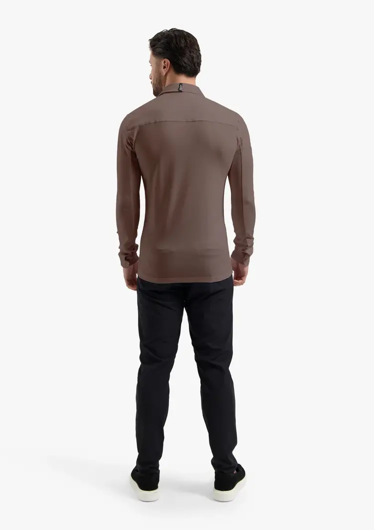 Malelions Malelions Shirt Button Down PS25 Stone Brown