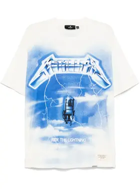 Represent Represent T-Shirt Metallica Ride The Lightning SS25 White