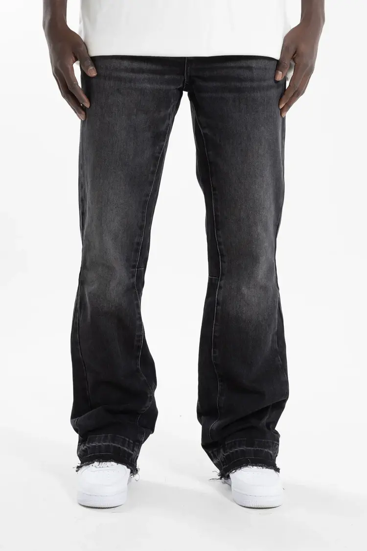Blue Lobstr Blue Lobstr Jeans Flared SS25 Black