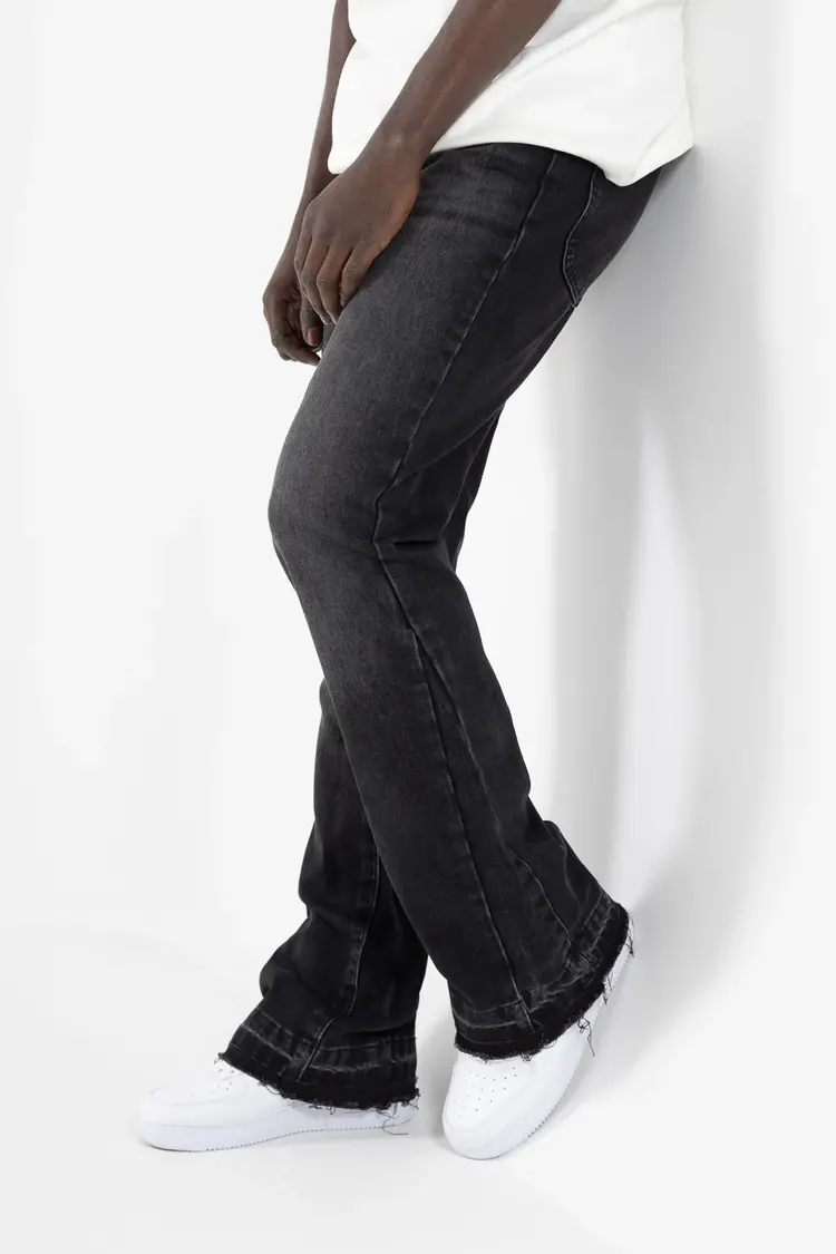 Blue Lobstr Blue Lobstr Jeans Flared SS25 Black