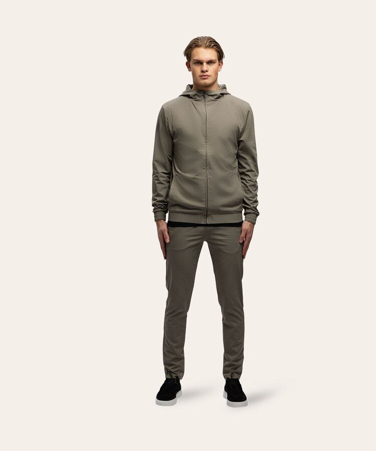 Triad'oro Triad'oro Tracksuit Jacket Hooded SS25 Taupe