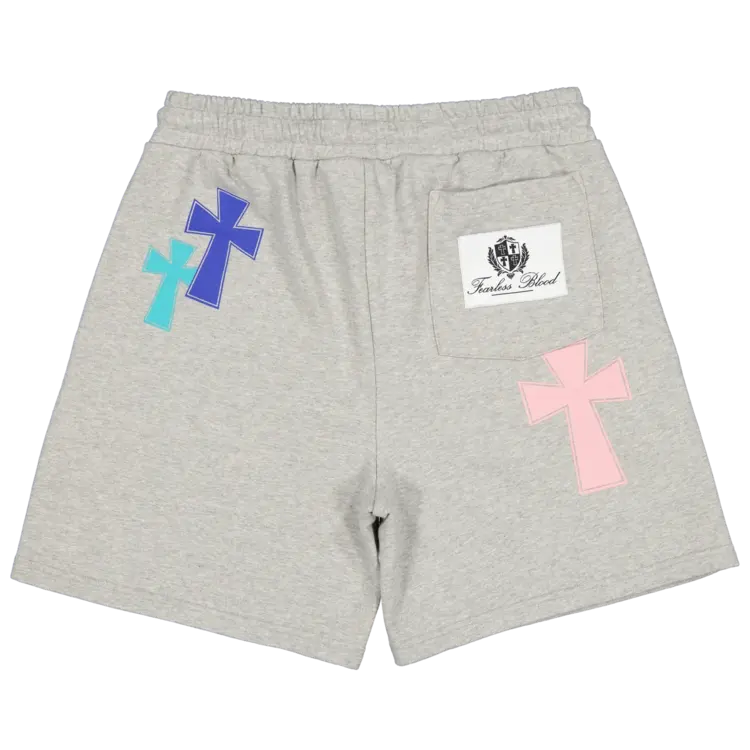 Fearless Blood Fearless Blood Short Cross SS25 Grey Melee Vintage