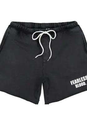 Fearless Blood Fearless Blood Short Leader Club Washed SS25 Deep Black