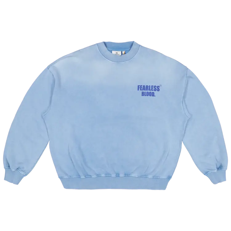 Fearless Blood Fearless Blood Sweater Crewneck Leader Club SS25 Dusk Blue