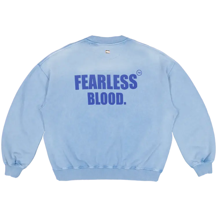 Fearless Blood Fearless Blood Sweater Crewneck Leader Club SS25 Dusk Blue