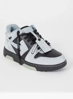 Off-White Off-White Out Of Office Suede SS25 Light Grey/Black