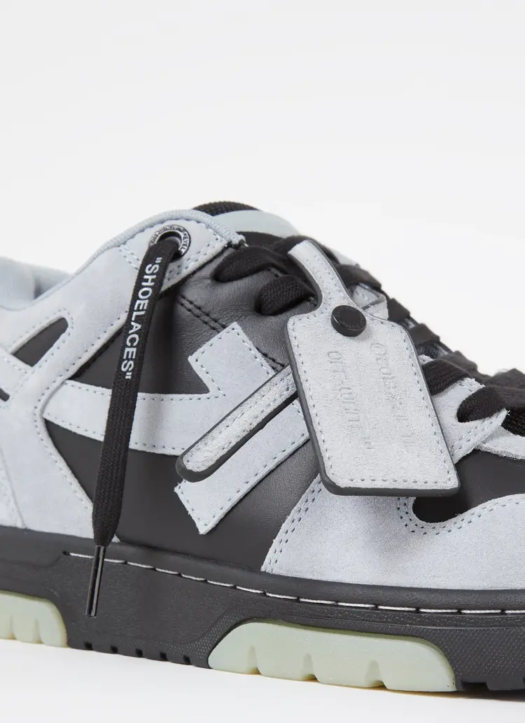 Off-White Off-White Out Of Office Suede SS25 Light Grey/Black