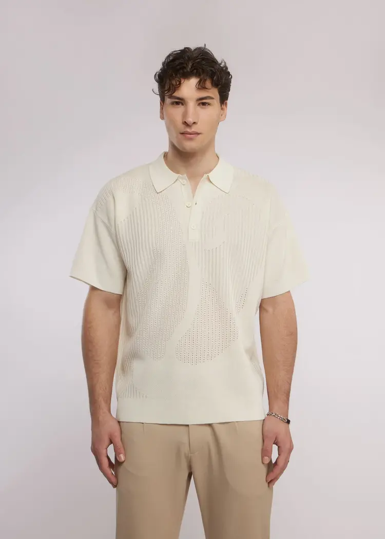 Aeden Aeden Polo Yungh SS25 Off-White