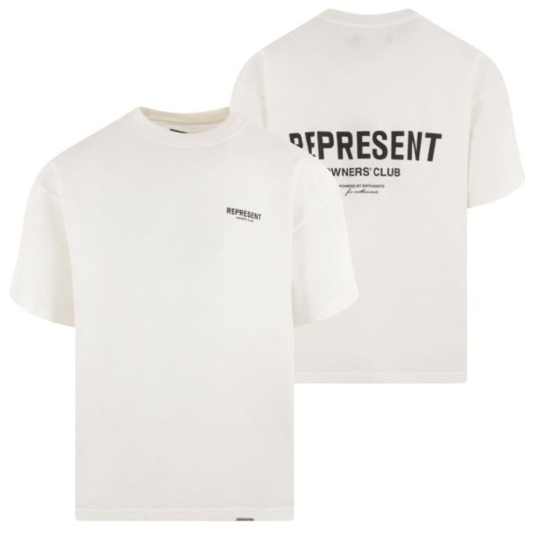 Represent Represent T-Shirt Owners Club SS25 Flat White