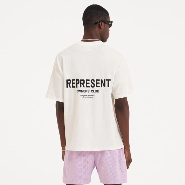 Represent Represent T-Shirt Owners Club SS25 Flat White