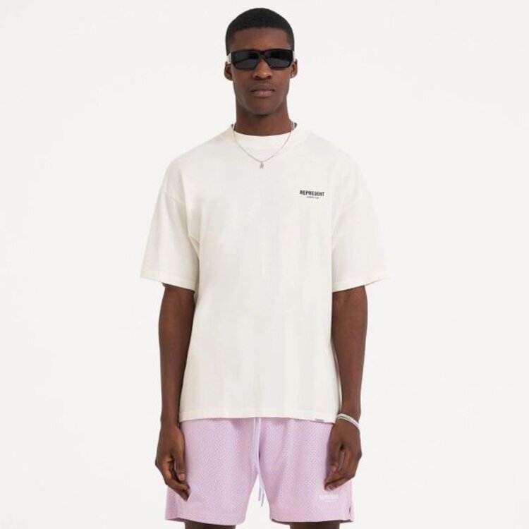 Represent Represent T-Shirt Owners Club SS25 Flat White