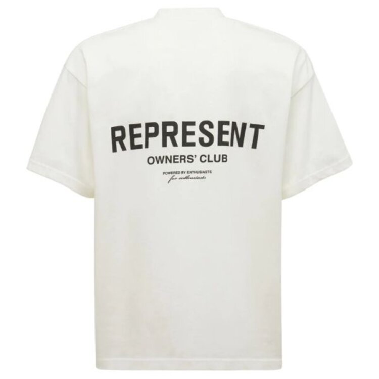 Represent Represent T-Shirt Owners Club SS25 Flat White