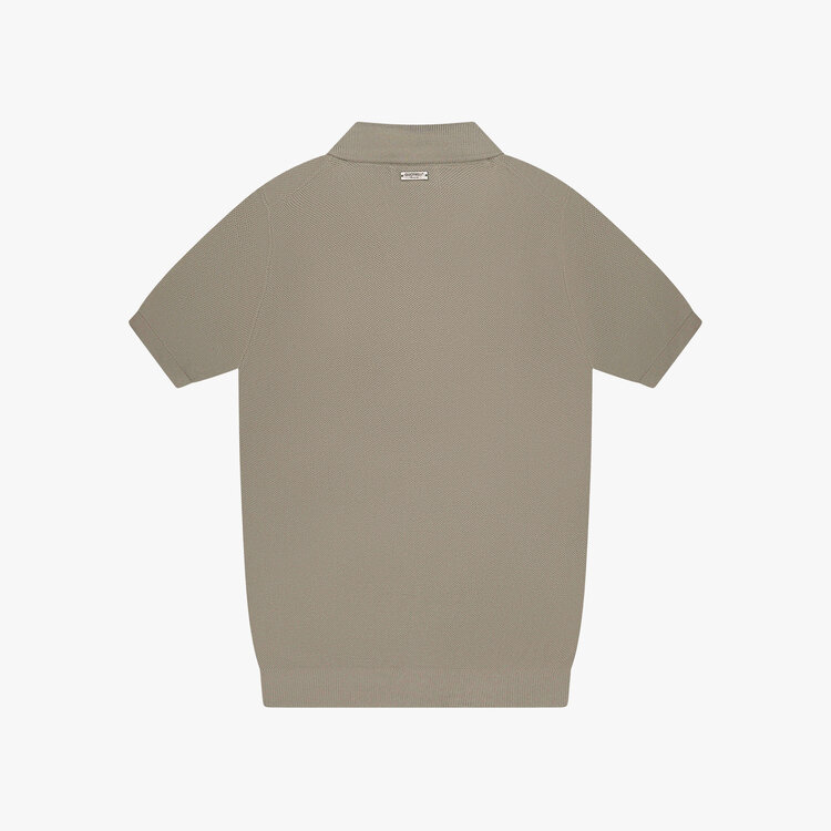 Quotrell Quotrell Couture Polo Elijah SS25 Faded Olive/White