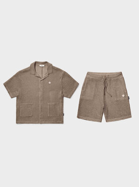 Equalite Equalite Set Knitted Croched Lyra SS25 Taupe