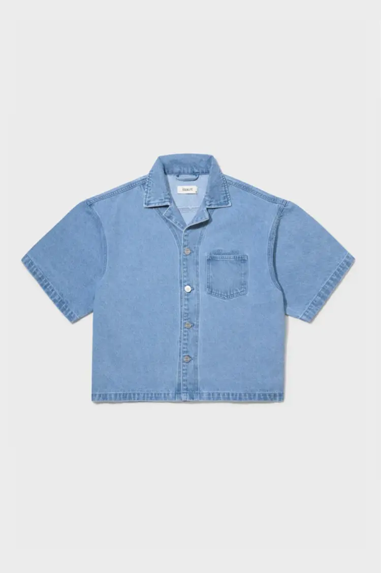 Equalite Equalite Shirt Boxy Astra Denim SS25 Blue