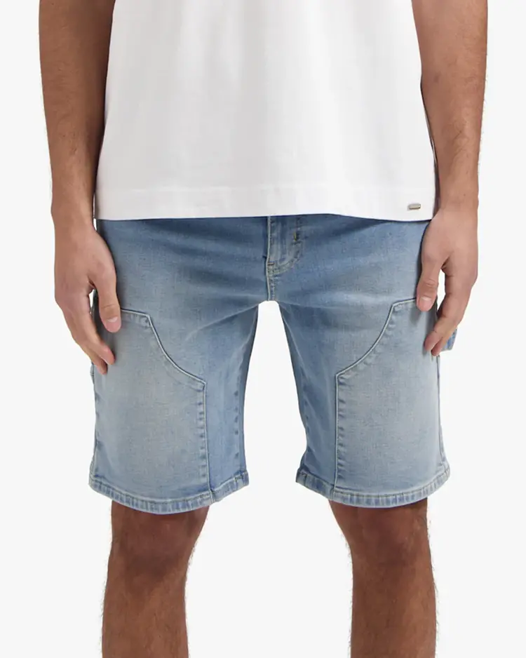 Croyez Croyez Denim Short Carpenter CD1 SS25 Light Blue