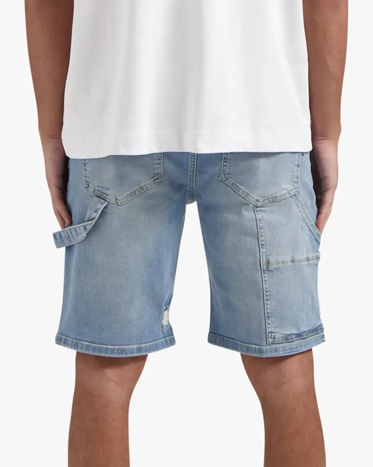 Croyez Croyez Denim Short Carpenter CD1 SS25 Light Blue