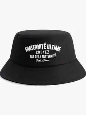 Croyez Croyez Bucket Hat Fraternite SS25 Black