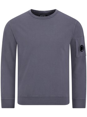 CP Company CP Company Sweater Felpa Light Fleece 18CMSS019A SS25 Smoked Pearl
