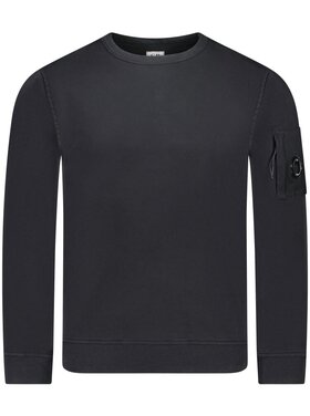 CP Company CP Company Sweater Felpa Light Fleece 18CMSS019A SS25 Black