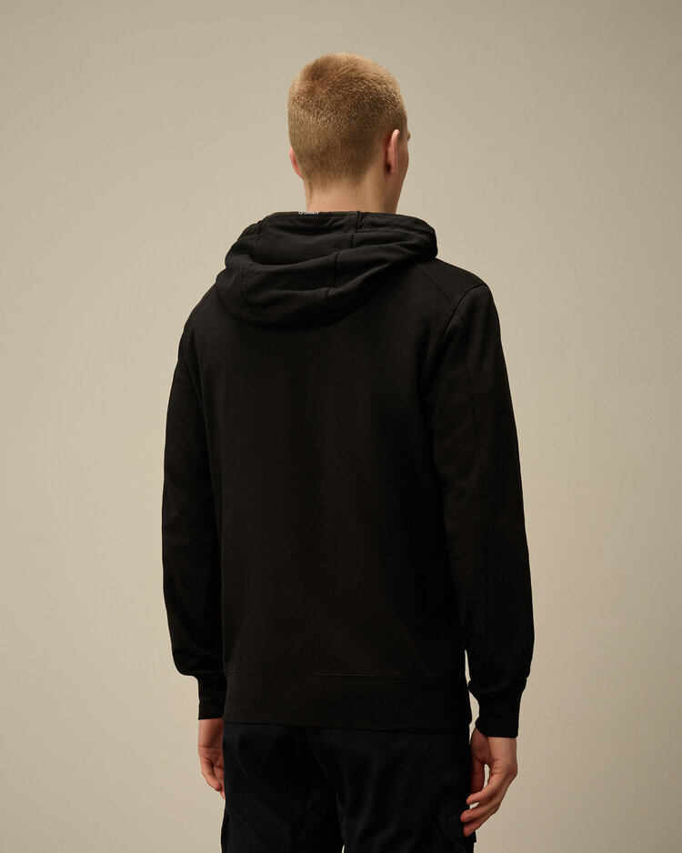 CP Company CP Company Vest Hooded Felpa Light Fleece 18CMSS057A SS25 Black