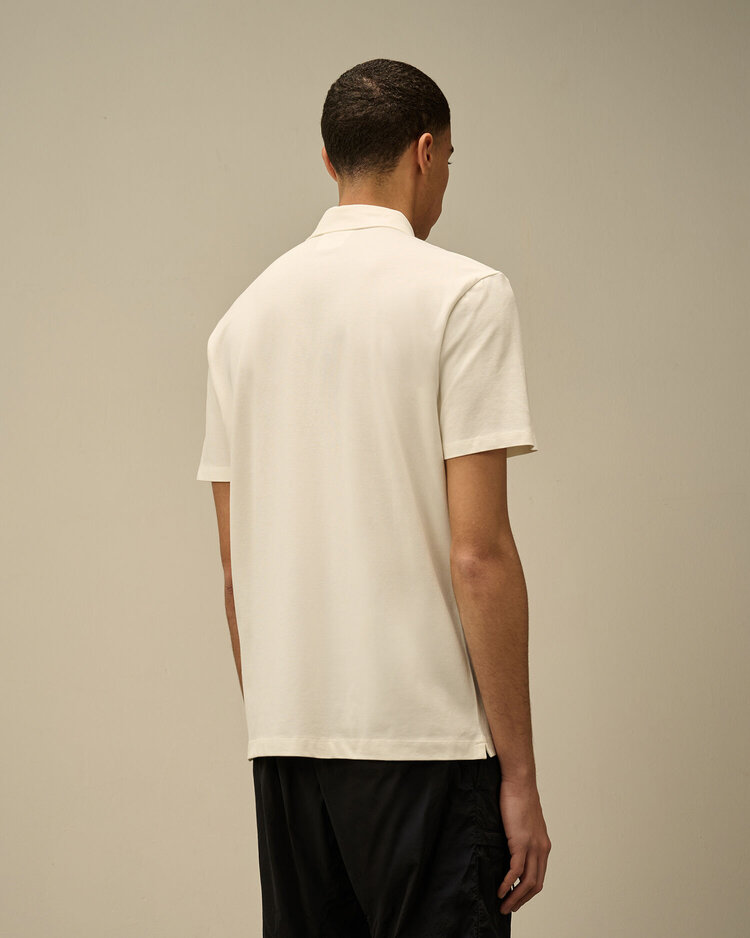 CP Company CP Company Polo 18CMPL165A SS25 Gauze White