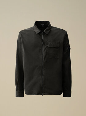CP Company CP Company Jacket Overshirt 18CMOS124A SS25 Black