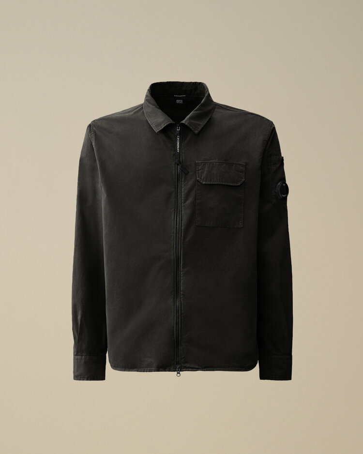 CP Company CP Company Jacket Overshirt 18CMOS124A SS25 Black