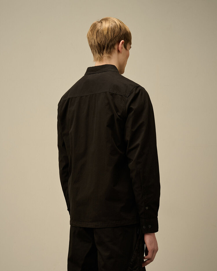 CP Company CP Company Jacket Overshirt 18CMOS124A SS25 Black