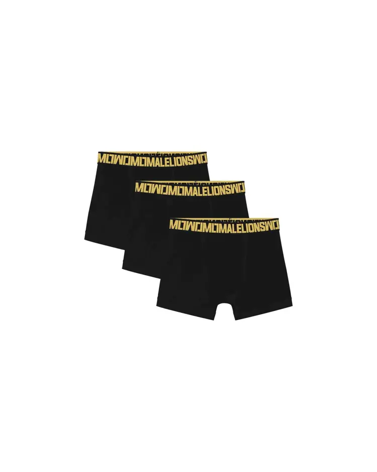 Malelions Malelions Boxer 3-Pack  Venetian SS25 Black/Gold