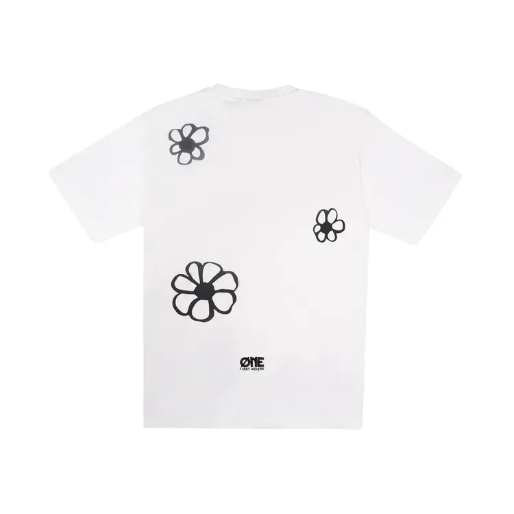 One One T-Shirt Regular Flower Puff SS25 Off-White