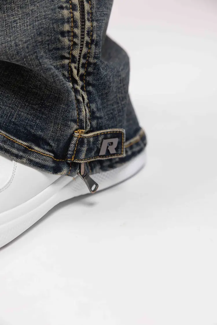 Rivero Rivero Jeans Buttoned Zip Denim SS25 Midnight Blue