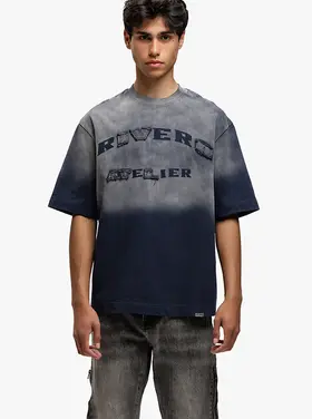 Rivero Rivero T-Shirt Statement  SS25 Washed Midnight