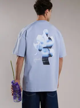 Aeden Aeden T-Shirt Scorose SS25 Corn Blue