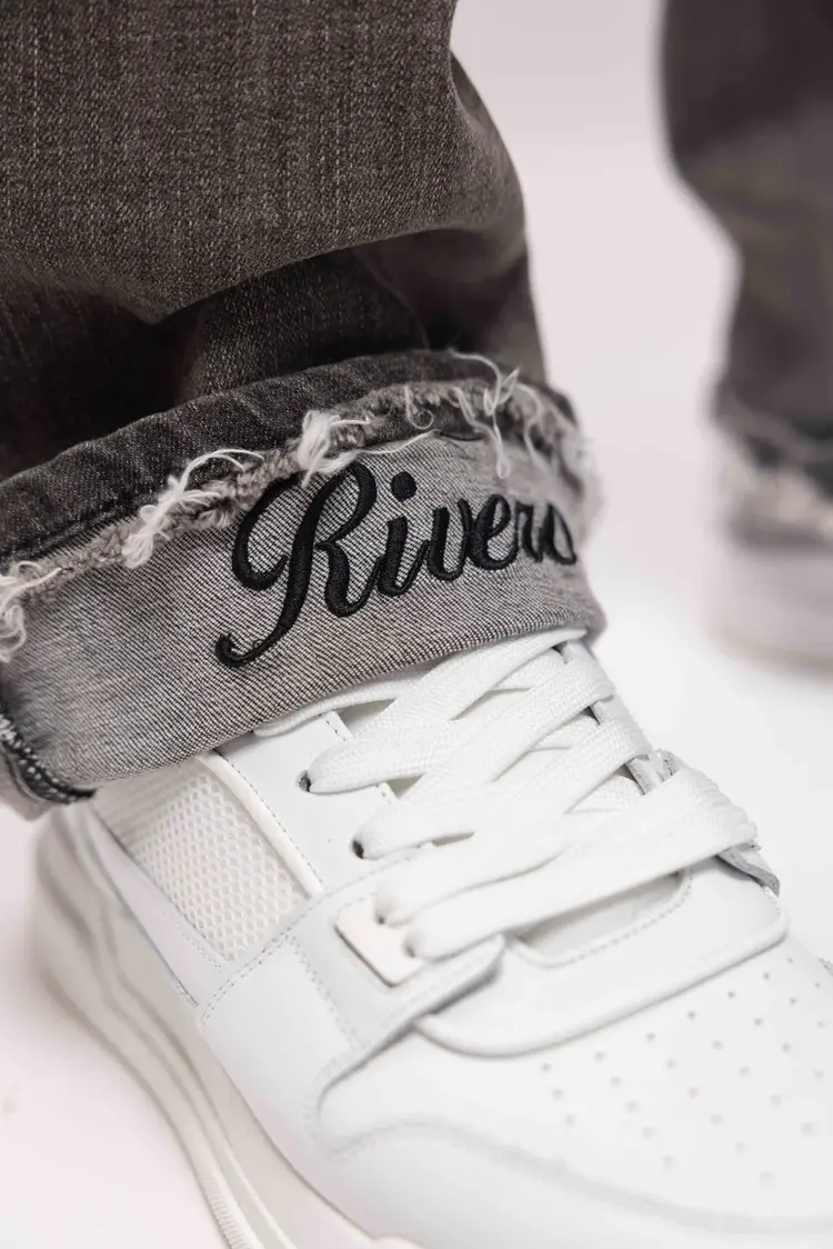 Rivero Rivero Jeans Relaxed Faded Folded SS25 Grey